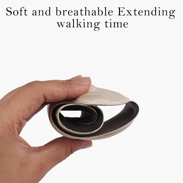 Nude High-Heel Fashion Insoles for Women: 1 Pair of Comfortable and Breathable Inserts